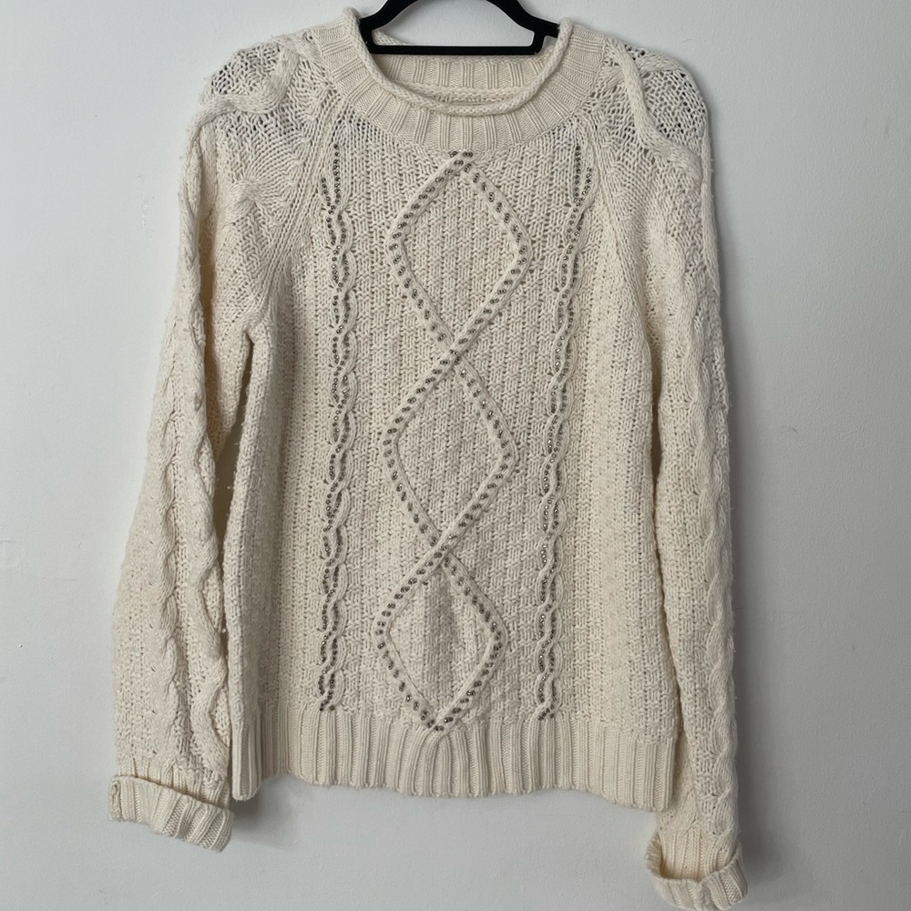 J. Crew Cable Knit Sweater - Picture 2 of 7